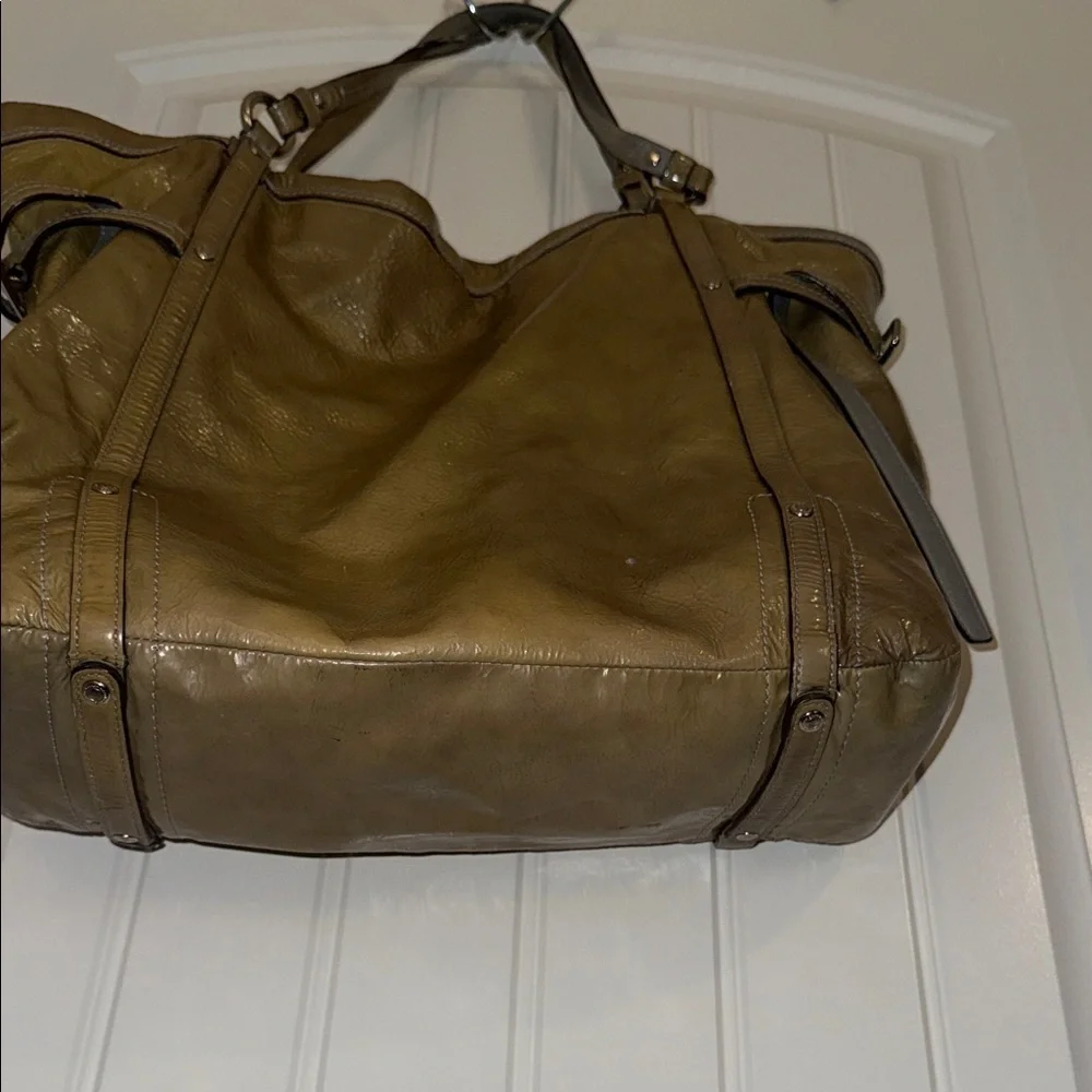 Coach Brown Leather Tote Bag